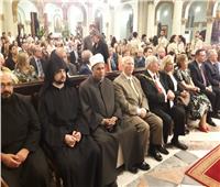 صور| نائب رئيس جامعة الأزهر يشارك في افتتاح كنيسة القديسين   