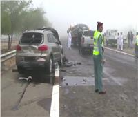 مصرع 8 أشخاص وإصابة 6 بجروح إثر حادث سير في دبي