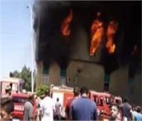 حريق 5 منازل بـ«كوم أشفين» في قليوب 