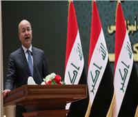 فيديو| الرئيس العراقي يطرح خطة للحوار.. ويدعو للسلمية ووقف التصعيد