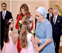 صور| قرينة الرئيس السيسي تعرب عن سعادتها باستقبال الملكة رانيا العبدالله 