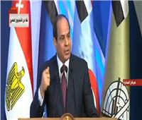 السيسي للمصريين: لو عايزين تكافحوا الفساد «ما تجاملوش حد»