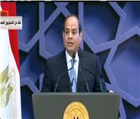 فيديو| الرئيس السيسي: لن أنسى الشر وأهله.. والدفاع عن مصر أولوية