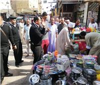 رفع 193 حالة إشغال بشوارع وأسواق أسوان 
