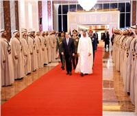 الرئاسة تنشر صور وصول الرئيس السيسي إلى دولة الإمارات 