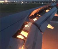 فيديو| هبوط اضطراري ناجح لطائرة ركاب بعد اشتعالها في الهواء