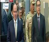 فيديو| السيسي يتفقد أنفاق 3 يوليو وغرفة التحكم الرئيسية جنوب بورسعيد