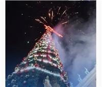 رئيس الوزراء الفلسطيني يضيء شجرة عيد الميلاد في كنيسة المهد