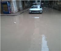 صور| غرق شوارع الإسكندرية بمياه الأمطار