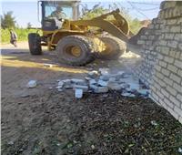 إزالة 27 حالة تعدي على الأراضي بمركز بني مزار بالمنيا  