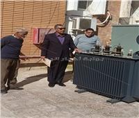 «رئيس طور سيناء» يتابع استلام مهمات ومحولات كهرباء المدينة 