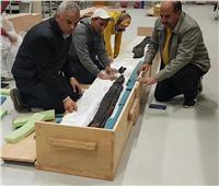 المتحف المصري الكبير يستقبل 202 قطعة أثرية