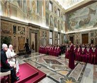 البابا فرنسيس يستقبل قضاة محكمة الروتا الرومانية