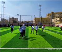 «طالبات عين شمس» تفوز بأسبوع فتيات الجامعات لكرة القدم الخماسي