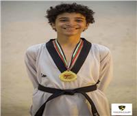محمد أسامة يتوج بذهبية التايكوندو في البطولة العربية المفتوحة