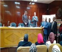 رئيس جامعة بنها يفتتح دورات تدريب جائزة مصر للتميز الحكومي