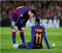 برشلونة يعلن غياب «ديمبيلي» 6 أشهر
