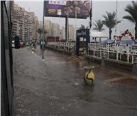  أمطار «الشمس الصغيرة» تغرق شوارع الإسكندرية