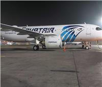 صور| «مصر للطيران» تتسلم الطائرة الثانية من طراز الإيرباص A320 neo بمطار القاهرة