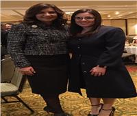 وزيرة الهجرة تصل «ميتشجان» وتلتقي أول قاضية مصرية أمريكية