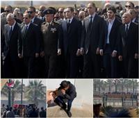 فيديو وصور| وداع تاريخي.. 10 مشاهد من «جنازة مبارك» باقية في وجدان المصريين