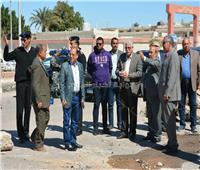محافظ جنوب سيناء يتفقد أعمال إنشاء ملعب خماسي بنادي الشرطة 
