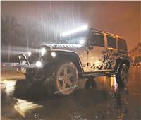 صور| «جيب اسكواد».. 20 سيارة في مهمة إنقاذ السيارات الغارقة بسبب الأمطار