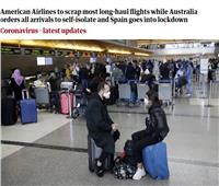 الجارديان: شركات الطيران تواجه انهيارات بسبب «كورونا»