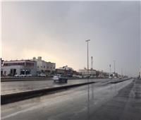 استمرار هطول الأمطار على شمال سيناء 