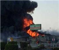 حريق هائل بمصنع للمفروشات بمدينة العاشر من رمضان