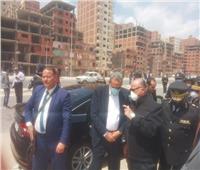 محافظ القاهرة يترأس حملة لإزالة المباني المخالفة بترعة الطوارئ