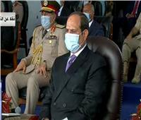 فيديو| الرئيس السيسى يشهد الانتهاء من نفق الشهيد أحمد حمدى 2 أسفل قناة السويس