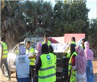 توزيع 750 كرتونة رمضانية على قرى مركز ادفو