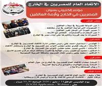 مؤتمر الكتروني لـ«المصريين بالخارج» لمناقشة دور الدولة في أزمة العالقين 