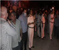 نائب محافظ القاهرة يصل موقع انفجار خط غاز شارع الحرية