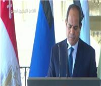 الرئيس السيسي: أي تدخل مباشر من مصر في ليبيا بات تتوافر له الشرعية الدولية