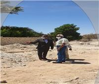 سكرتير عام جنوب سيناء يتفقد مشروعات مدينة الطور