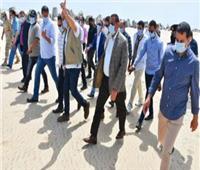 محافظ البحيرة يتفقد أعمال إحلال وتجديد خط مياه بولي ايثلين قطر