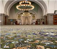 صور| الشؤون الإسلامية السعودية تنهي فرش مسجد قباء