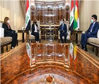 رئيسا إقليم وحكومة كردستان يناقشان قضايا النازحين مع وزيرة الهجرة العراقية