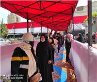 "النساء" تتقدم صفوف الناخبين بلجنة مدرسة التوفيقية بشبرا