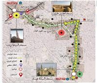 صور | ننشر تفاصيل تطوير مسار آل البيت في القاهرة