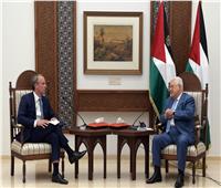 الرئيس الفلسطيني يستقبل وزير الخارجية البريطاني في رام الله