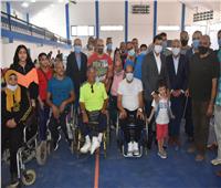 وزير الرياضة ومحافظ بورسعيد يتفقدان نادي الحرية للمعاقين
