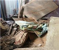 إصابة زوج وزوجته في انهيار سور منزل بطنطا