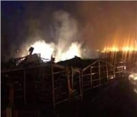 صور| النيران تندلع مجدداً في مرفأ بيروت والدخان ينبعث من مكان الحريق السابق