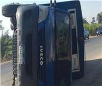 استشهاد ضابط شرطة وإصابة 6 مجندين في حادث انقلاب سيارة بأسيوط