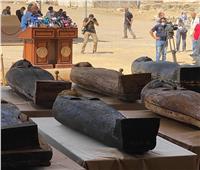 وزير السياحة: البعثة الأثرية بسقارة اكتشفت 3 آبار للدفن بها 59 تابوتا