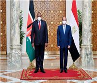 فيديو| الرئيس السيسي يستقبل نظيرة الكيني أوهورو كينياتا بقصر الاتحادية 