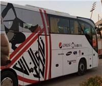 حافلة الزمالك تصل استاد السويس الجديد استعداد لمواجهة نادي مصر